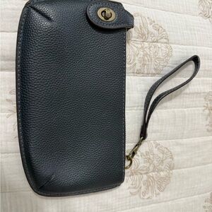 Joy Susan Navy Wristlet